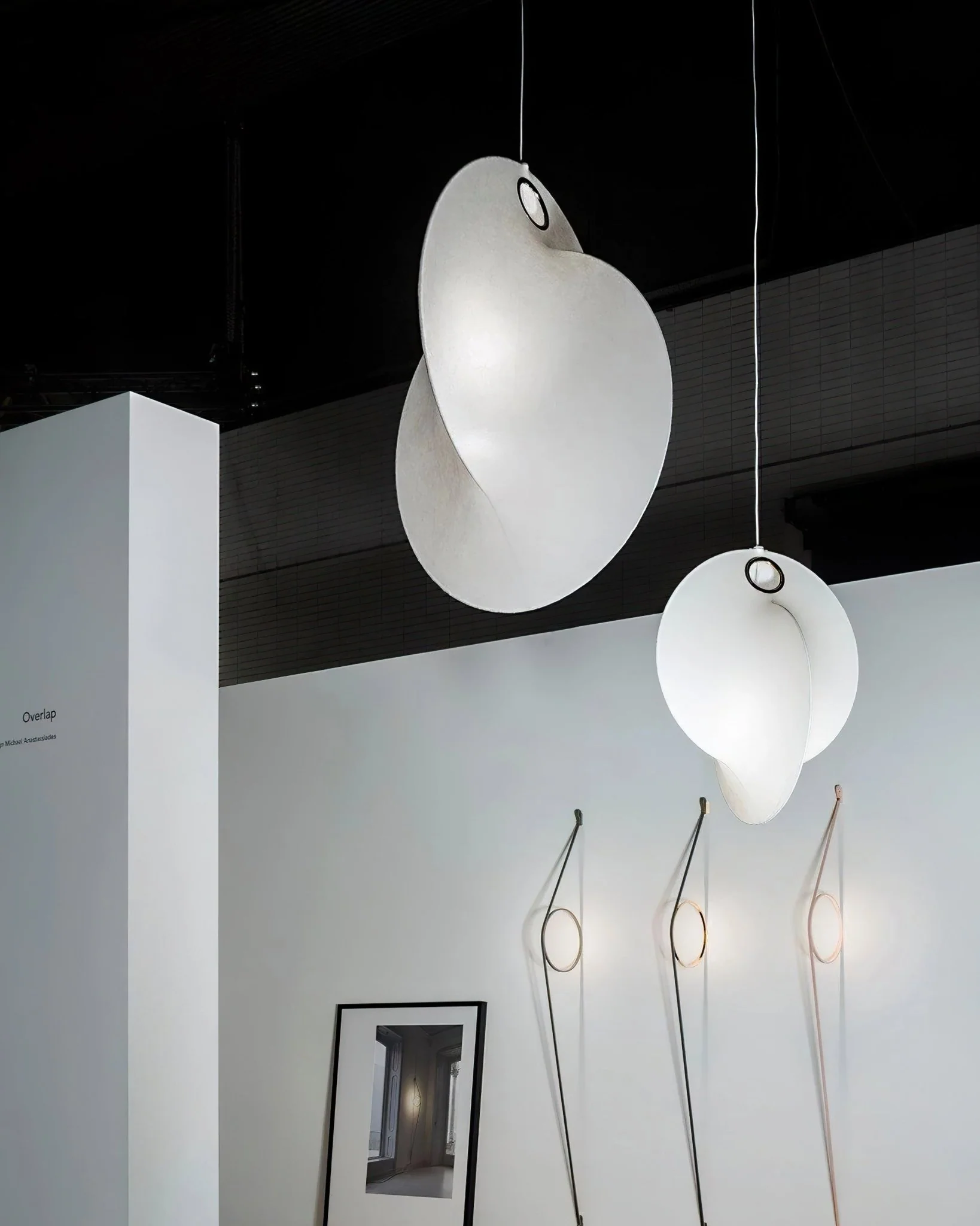 Подвесной светильник Cocoon - ∅40см x 55см, белый