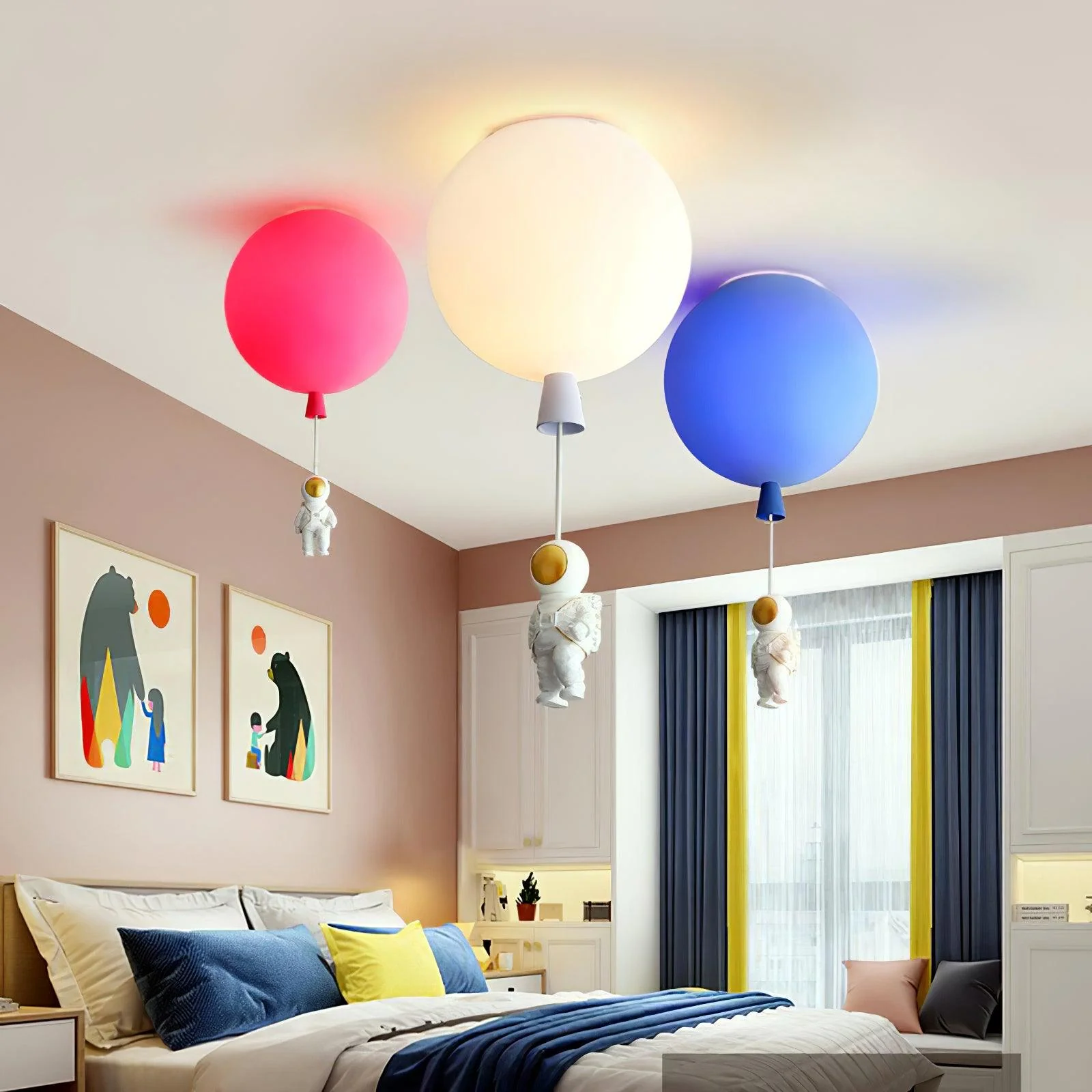Потолочный светильник Frosted Balloon - ∅35см, оранжевый
