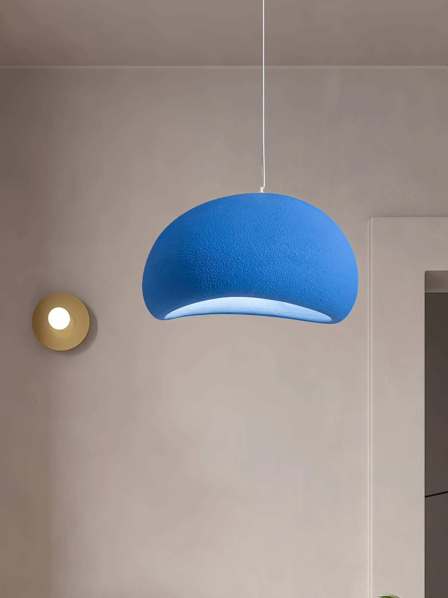 Подвесной светильник Cloud Style B - ∅100см x 38см, оранжевый