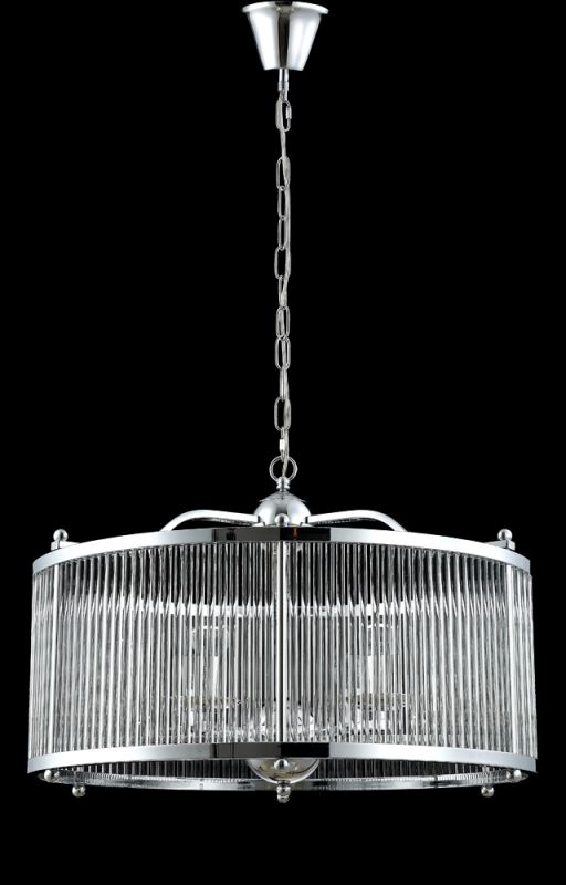 Люстра Crystal Lux TADEO TADEO SP6 D600 CHROME/TRANSPARENTE