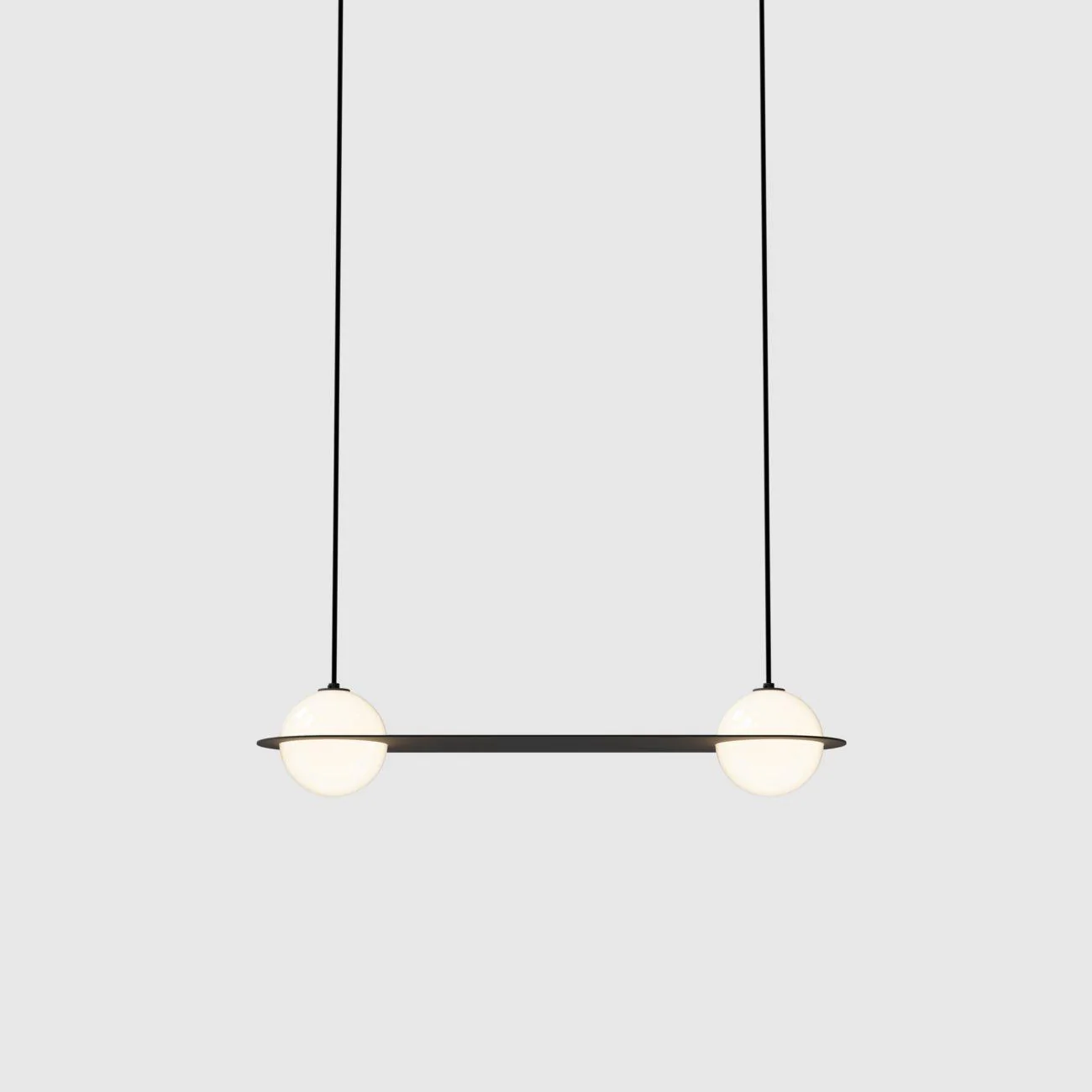 Orbion Black Pendant Lamp - Laurent-07 ∅85см x 20см, черный