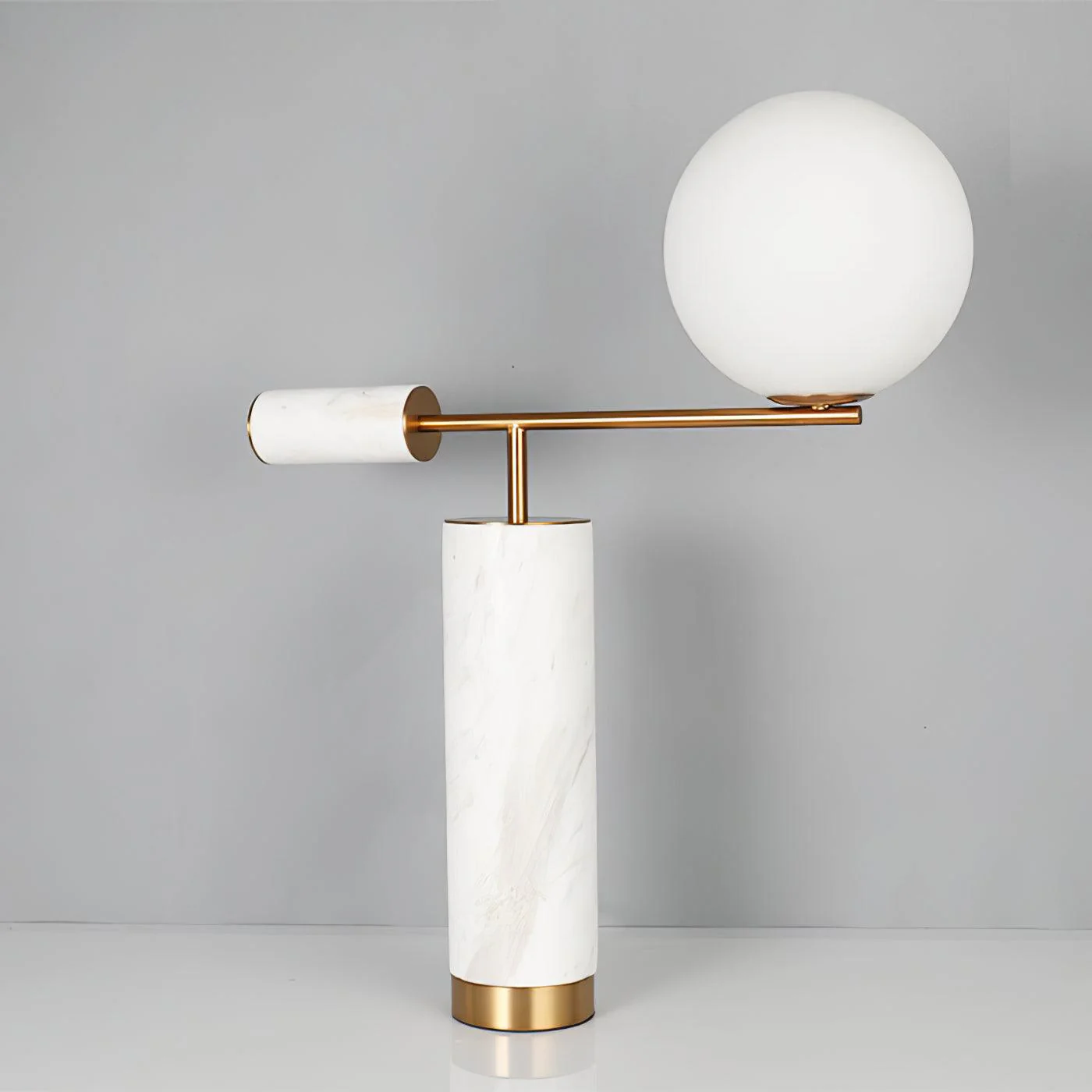 Bendik Ceramic Desk Lamp - ∅ 19.7″ x H 25.2″ / Dia 50cm x H 64cm / Black+Gold / AU plug