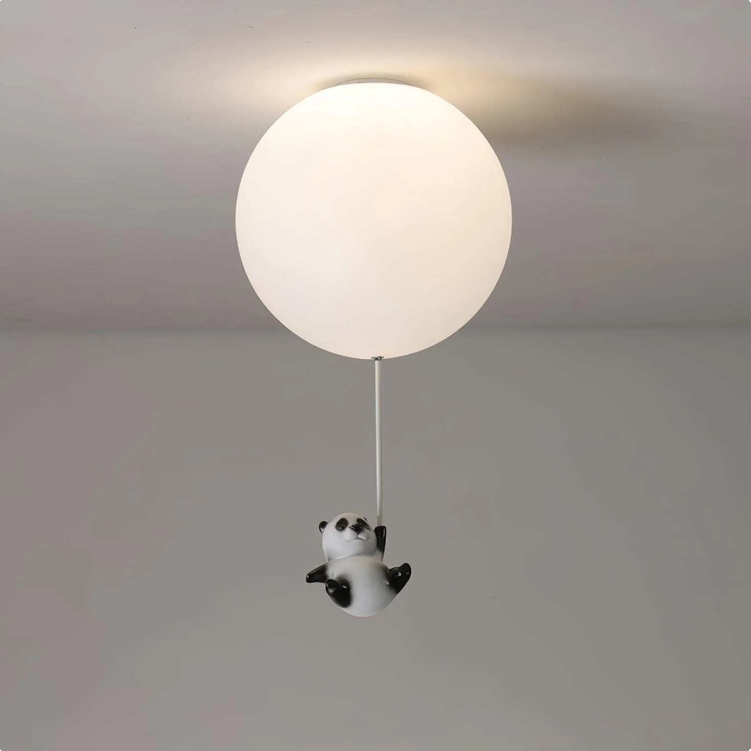 Потолочный светильник Panda - модель A ∅15см x 35см, белый