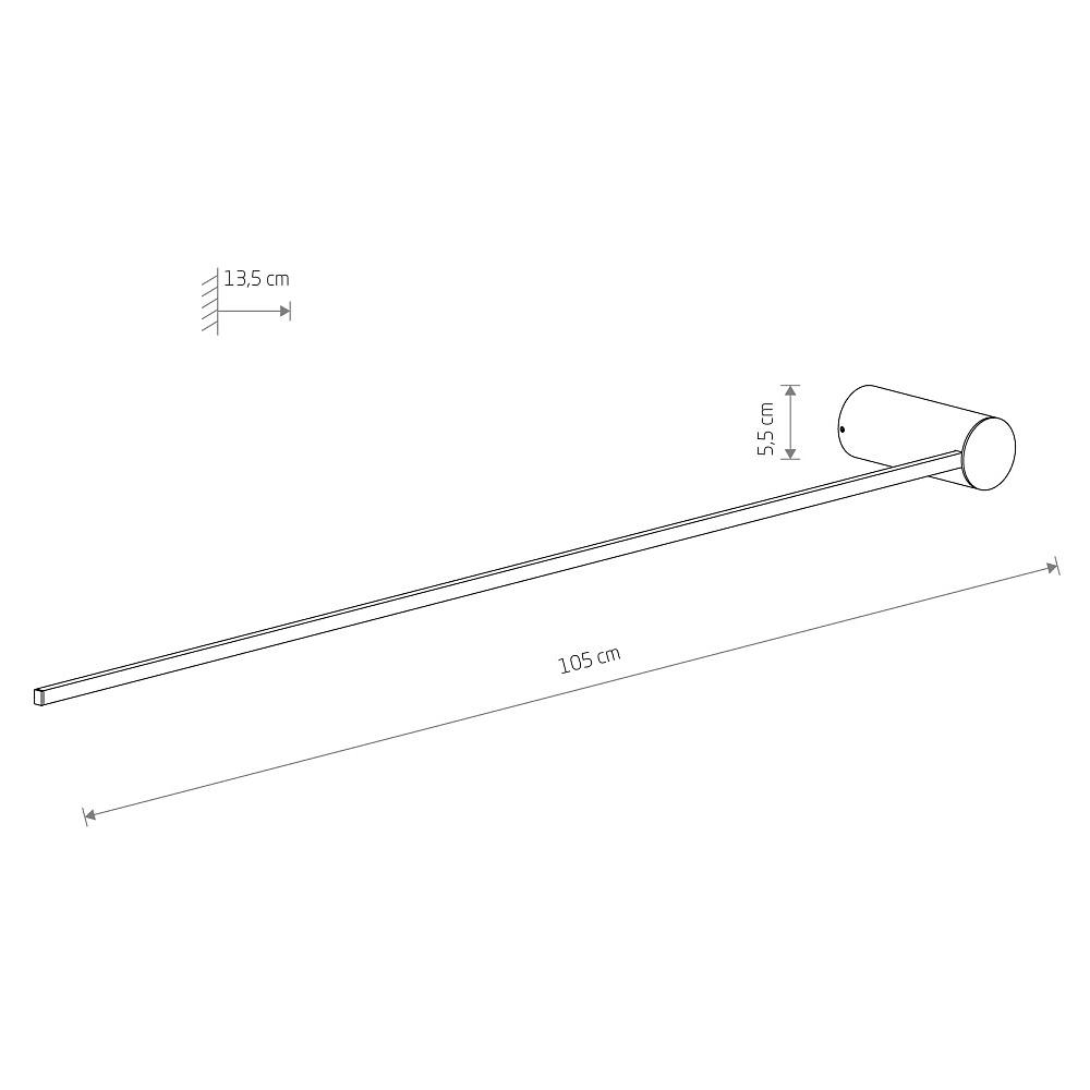 Настенный светильник Nowodvorski Arm Led L 3000K 14W 10367