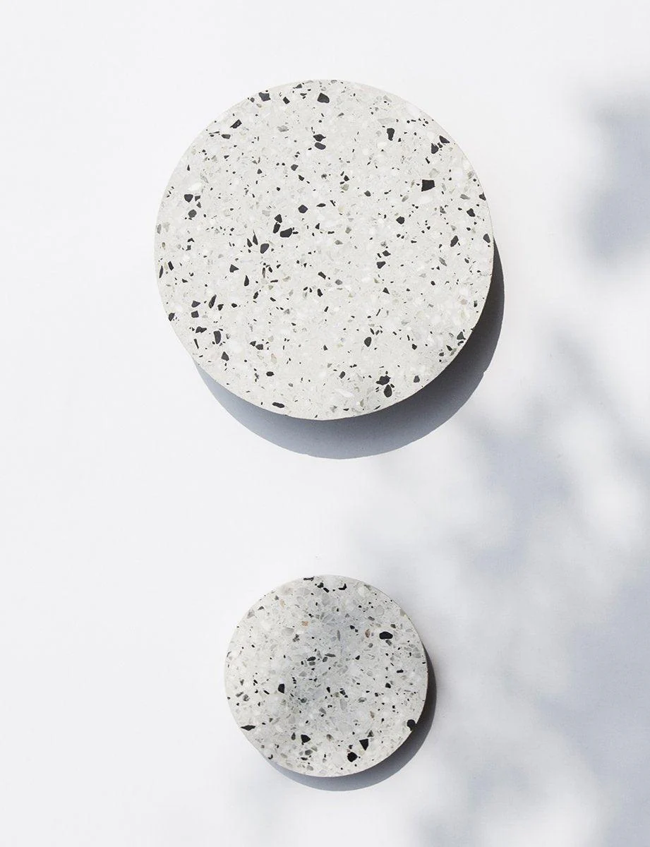 Настенный светильник Terrazzo - ∅24см x 4см, зеленый, теплый свет