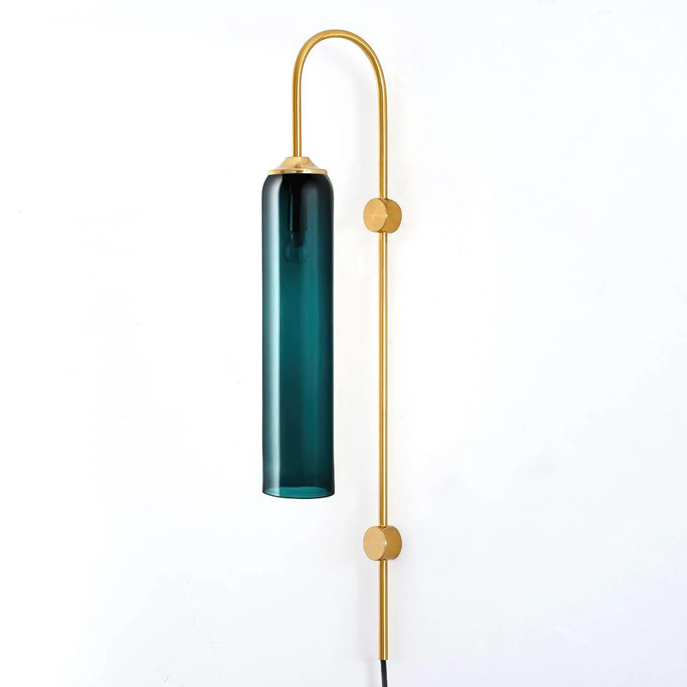 Настенный светильник Modern Glass Plug-In - черный, голубой