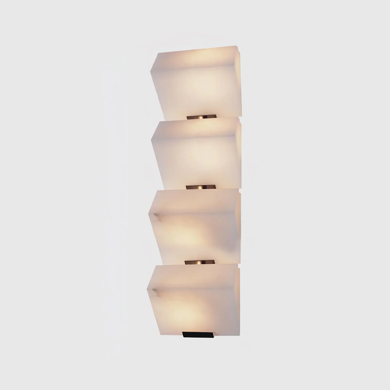 Настенный светильник Alabaster Staircase - 15см x 31см, белый, теплый свет