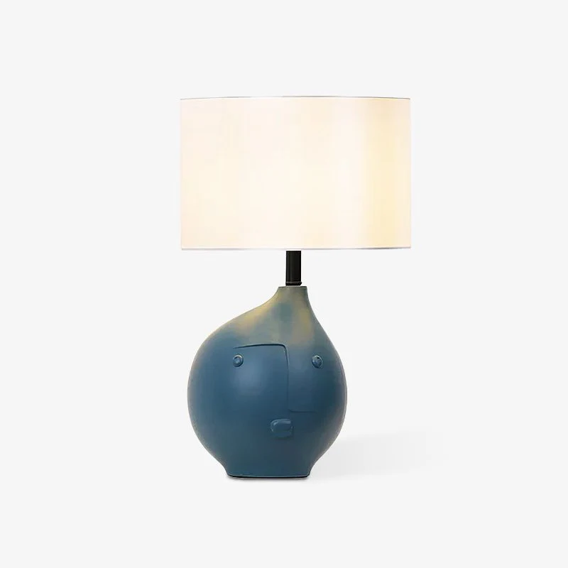 Relon Table Lamp - ∅ 15″ x H 21.3″ / Dia 38cm x H 54cm / Blue / AU plug