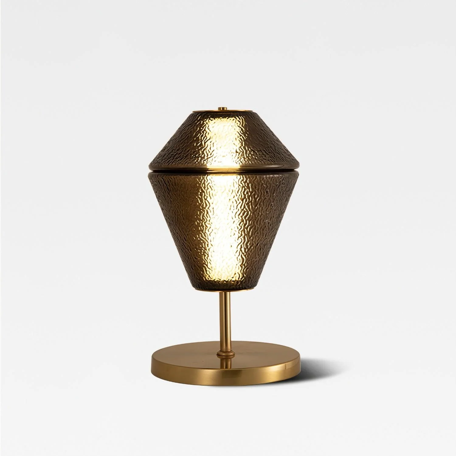 Totem Table Lamp - ∅ 8.6″ x H 16.5″ / Dia 22cm x H 42cm / Clear / US plug