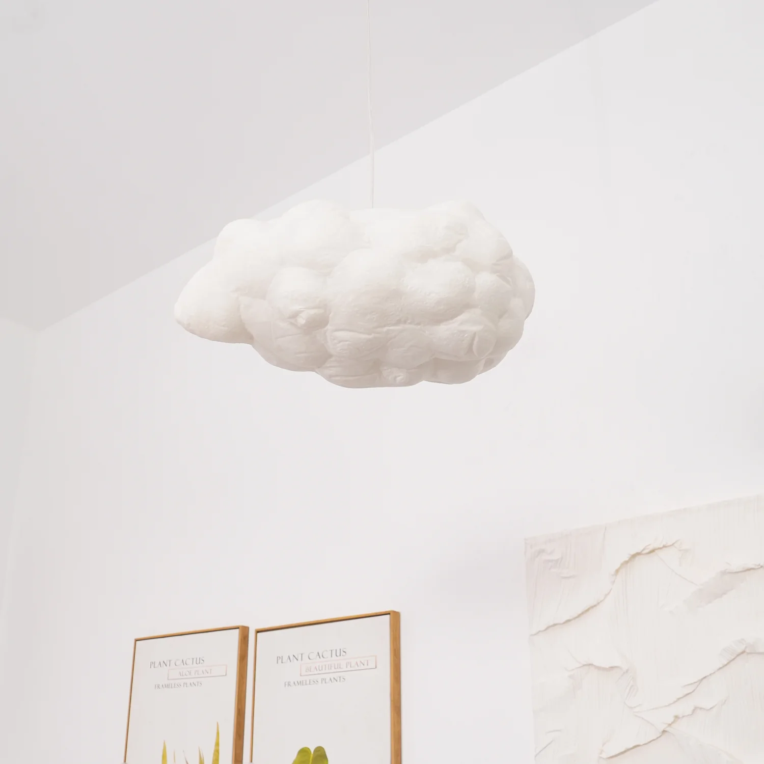 Подвесной светильник Cloudy - ∅50см x 30см, белый
