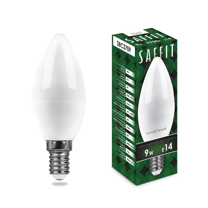 Лампа светодиодная Feron E14 9W 2700K 55078