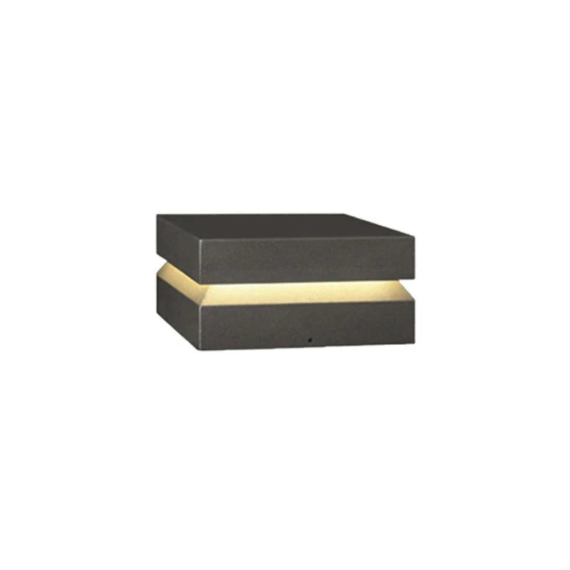 Уличный светильник Square Post Outdoor - модель A, проводная версия, 30см x 30см x 15см, тёплый свет