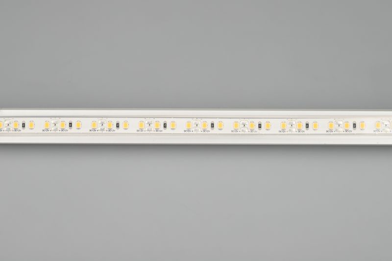 Светодиодная лента герметичная RTW-PU-A120-10.5mm 12V Warm3000 (16.8 W/m, IP68, 2835, 5m) (Arlight)