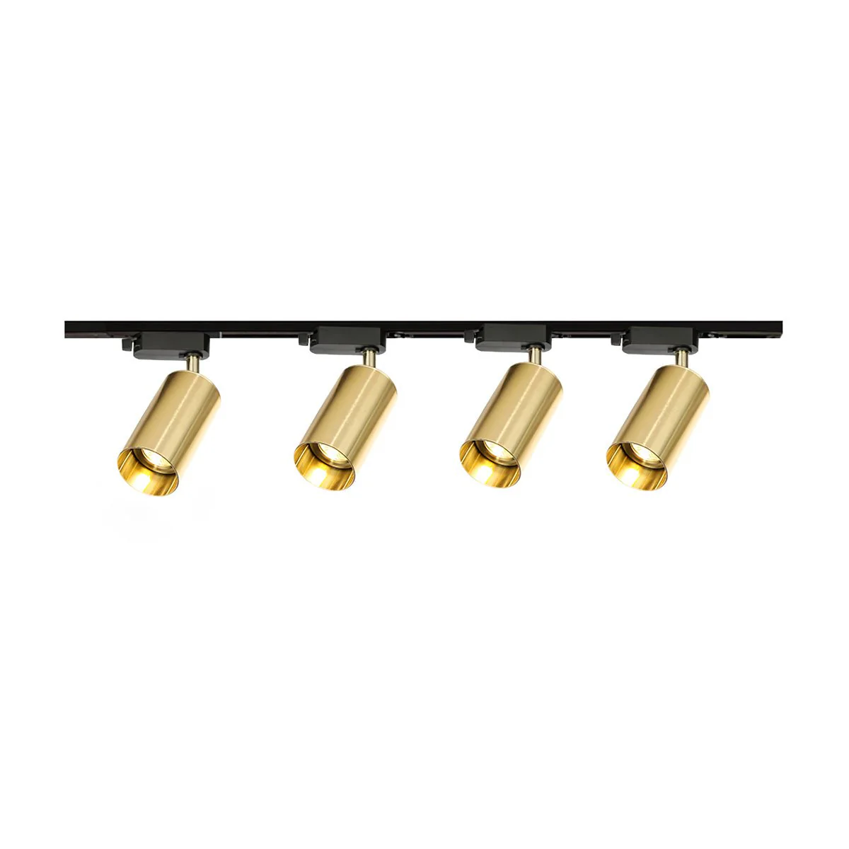 Трековый светильник Gilded Rail - 2 источника света 50см x 17см, черный, золотой