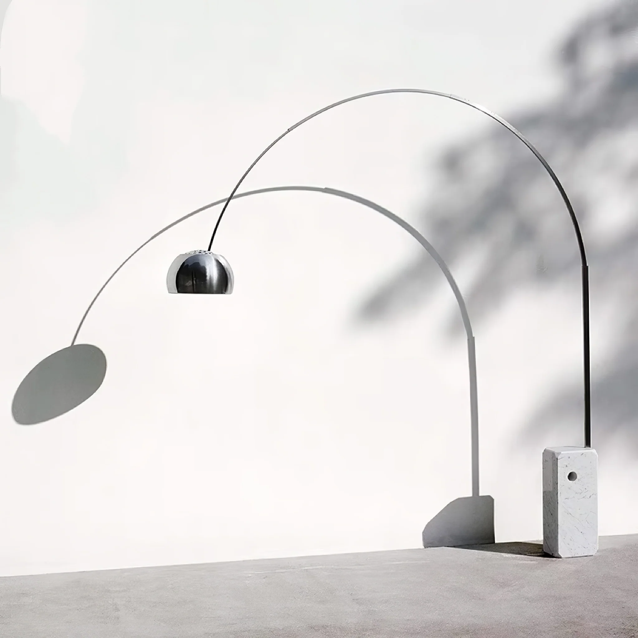 Arcadia Luxe Floor Lamp - W 66.9″ x H 74.8″/ W 170cm x H 190cm / Square Tube / AU plug