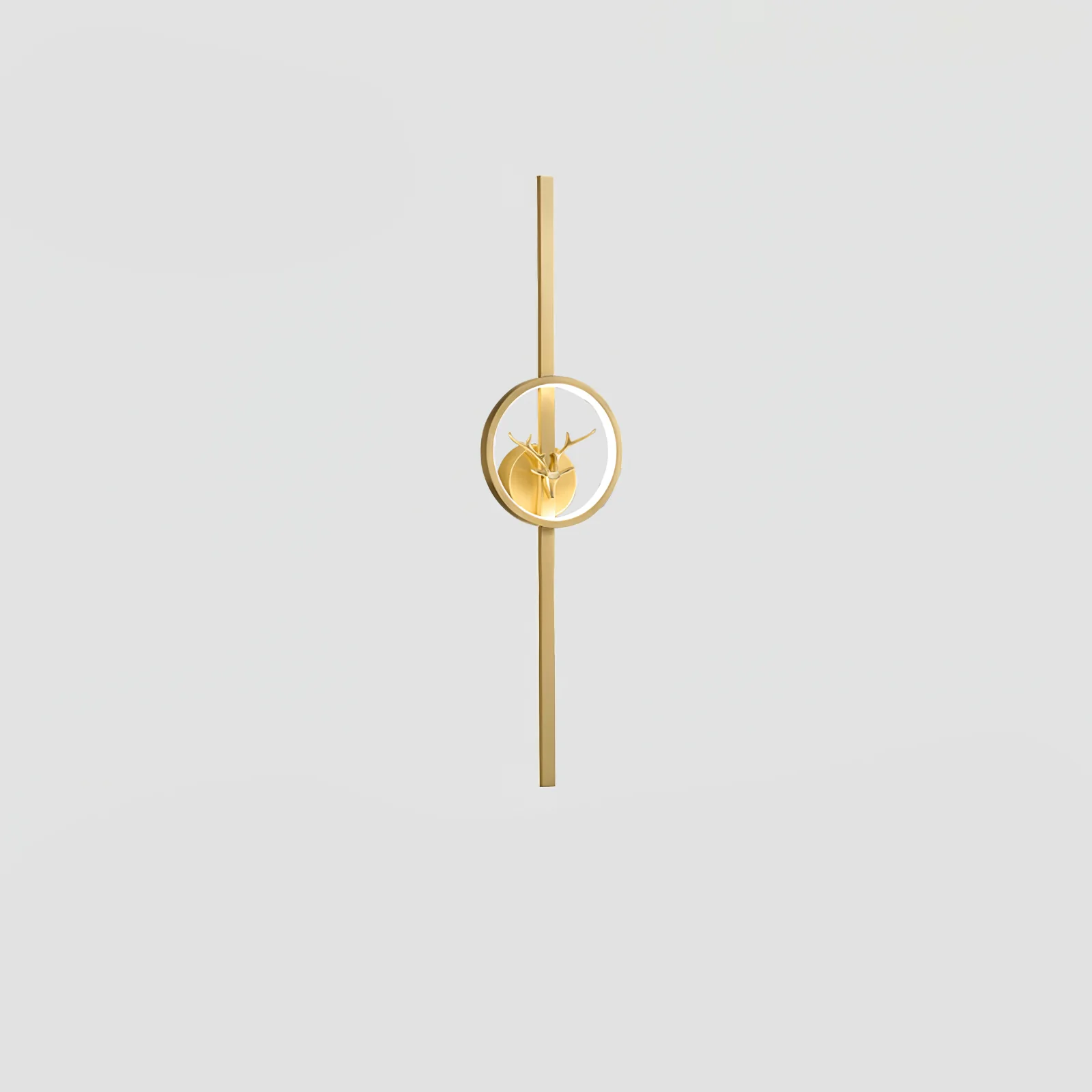 Настенный светильник Deer Brass - модель A, ∅20см x 100см, латунь, 3000-6500К