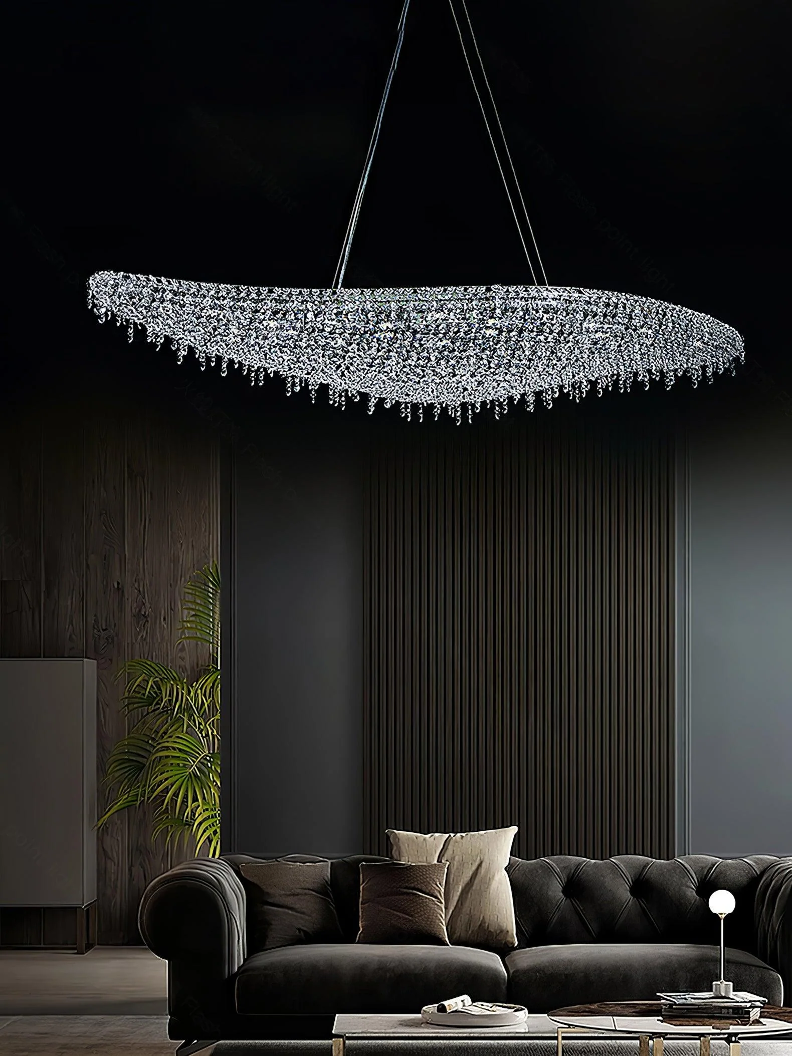 Люстра Boat Crystal - 100см х 30см х 150см