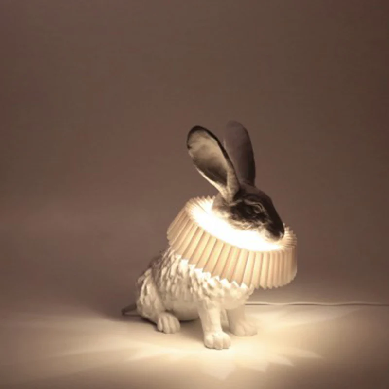 Rabbit X Table Lamp - Sit: ∅ 11.8″ x H 12.6″ / Cool Light / UK plug