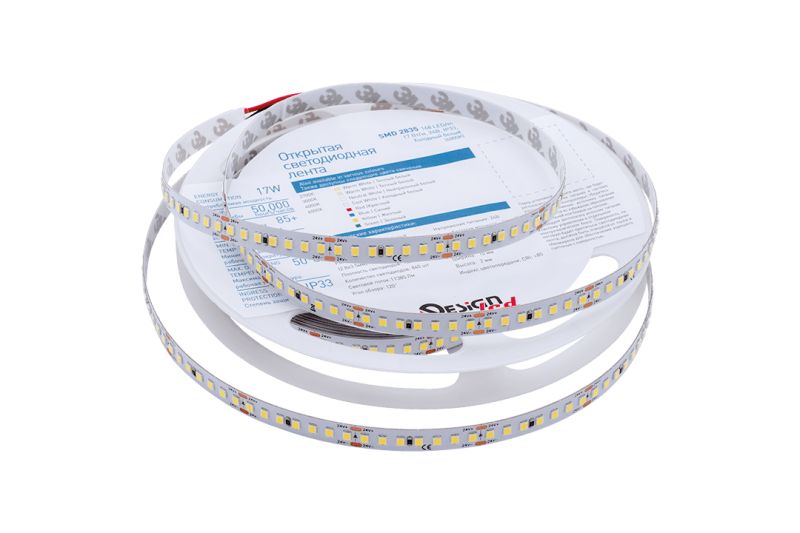 Лента светодиодная  DesignLed  DSG2  24V 17W 33 IP E3 6000K 004201