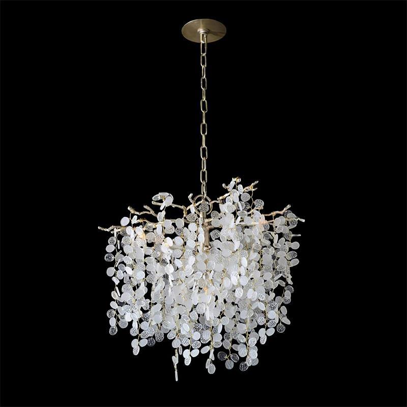 Люстра Shiro Noda Crystal - 200см x 85см x 70см, латунь, прозрачный
