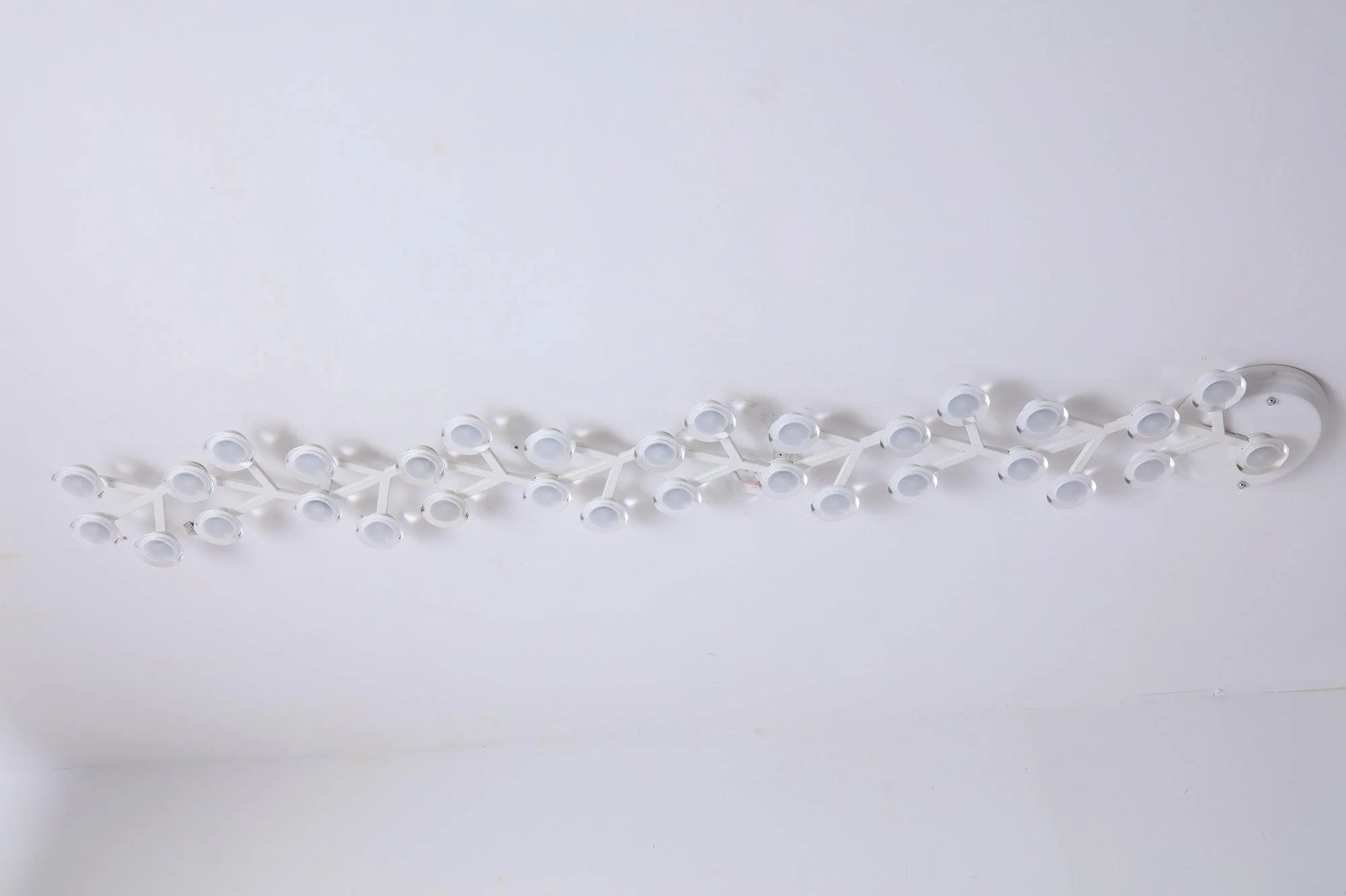 Потолочный светильник LED Net - 37 источников света 145см x 73см, черный, холодный свет