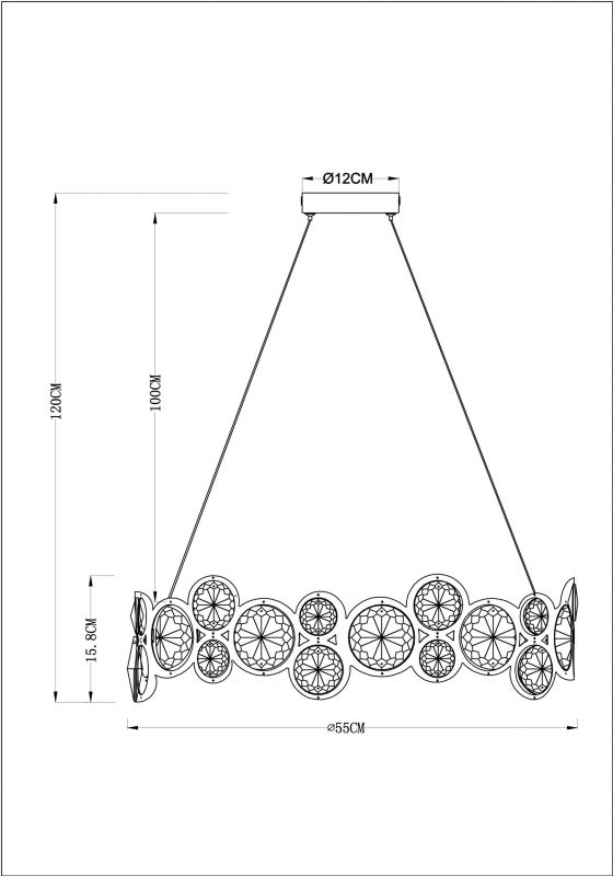 Светильник подвесной Arte Lamp Sarah A1062SP-6CC
