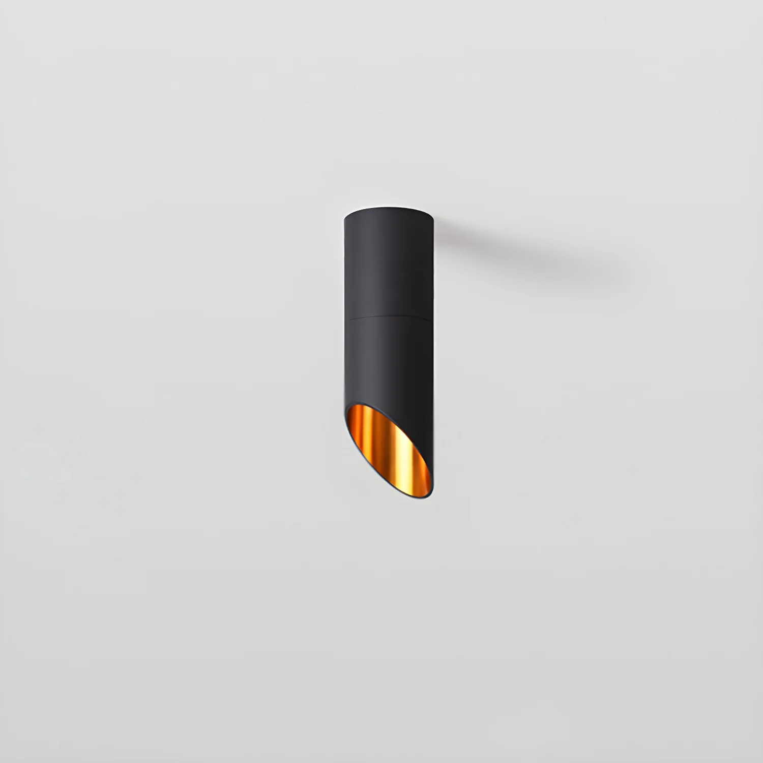 Потолочный светильник Hazel Tube Surface - ∅6см x 60см, черный, теплый свет