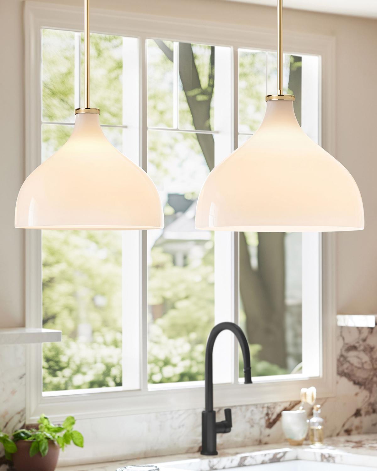 Золотой подвесной светильник LH Mirror Home Эбигейл BD-3069661