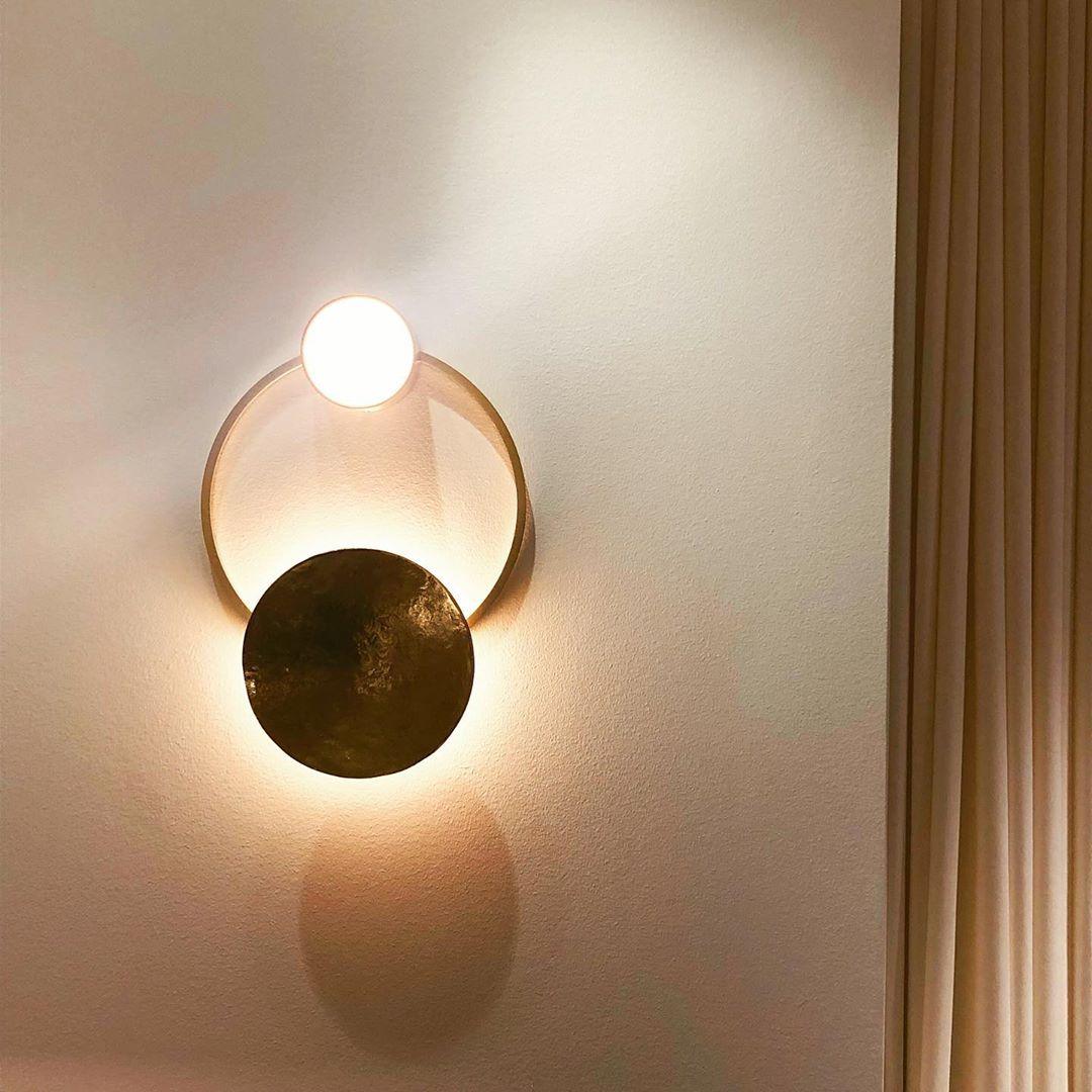 Gemstone Wall Lamp - W 25cm x H 98cm Set of 2 / Warm Light