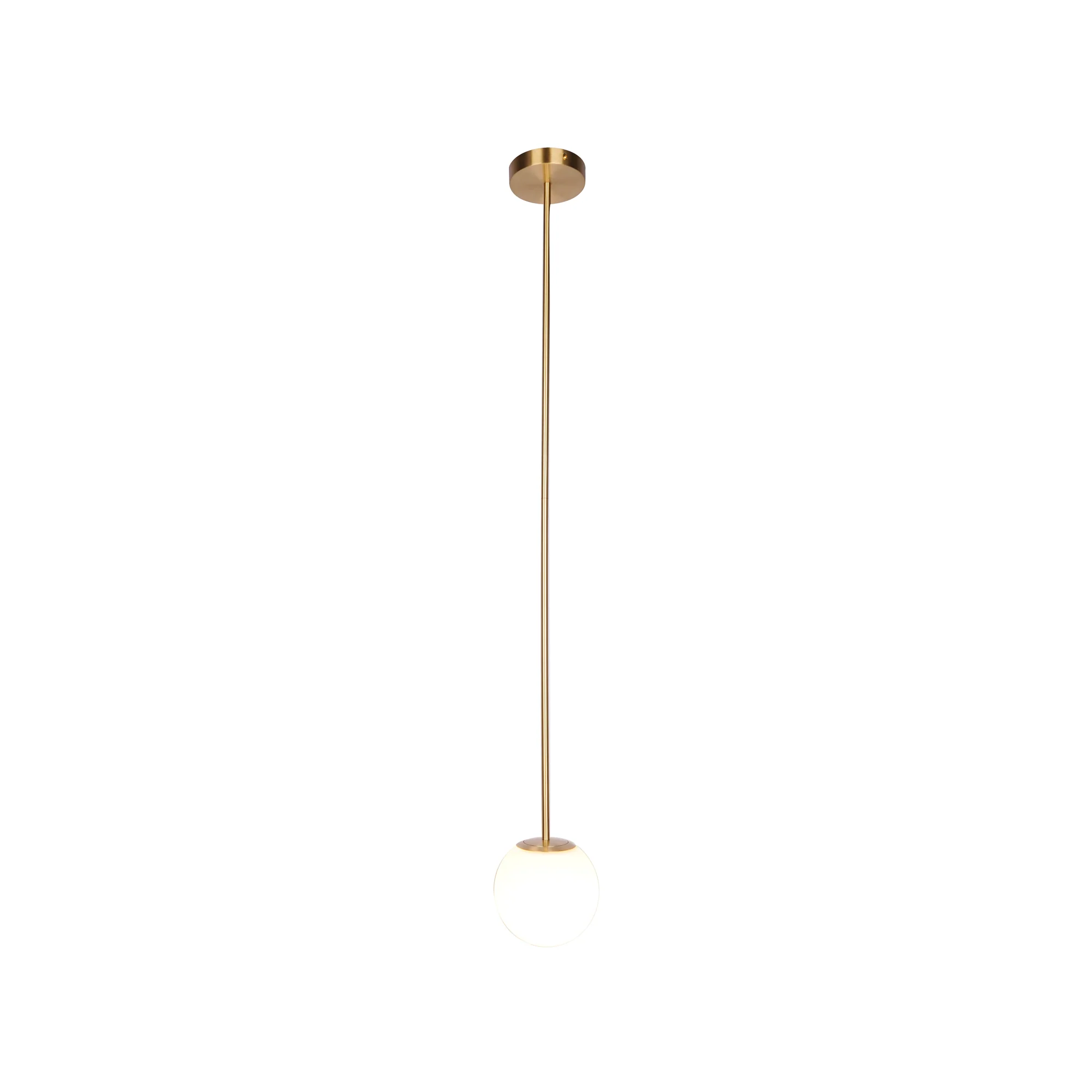 Подвесной светильник Brass Architectural Collection - ∅20см х 150см, черный