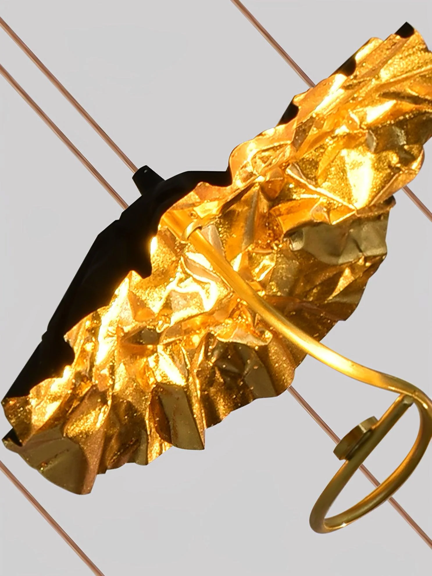 Люстра Brass Aviary Constellation - 1 подвес ∅25см х 15см, латунь, черный, теплый свет