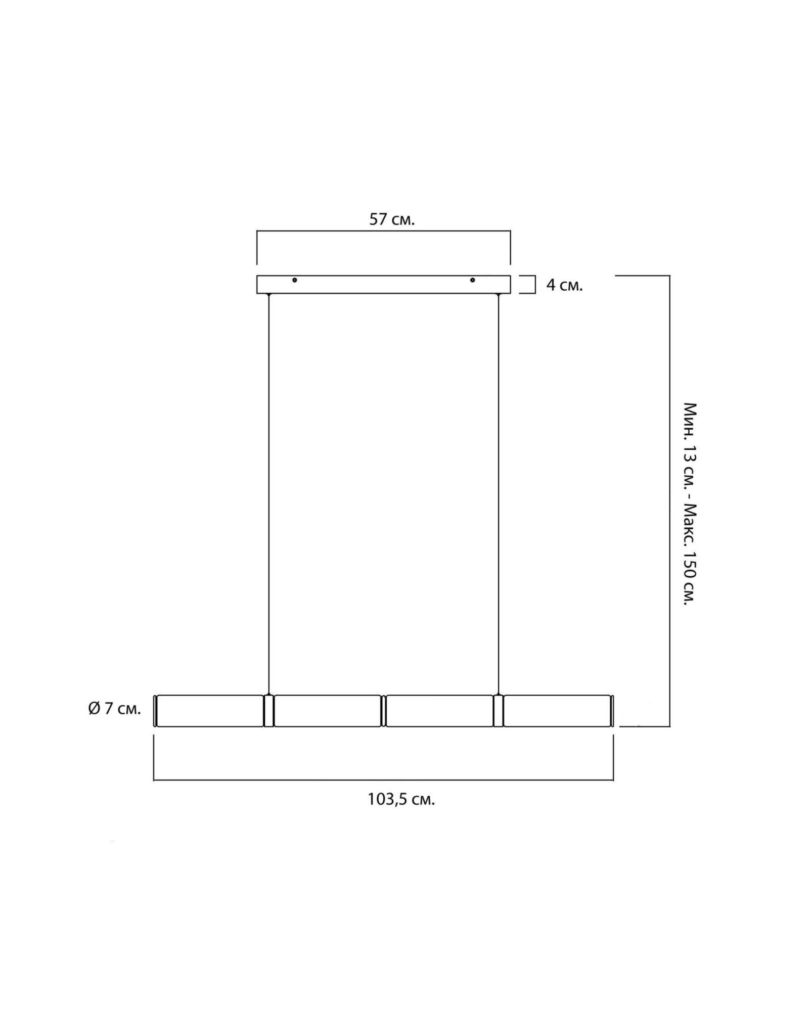 Светодиодная люстра LH Mirror Home Хардинг BD-3069864