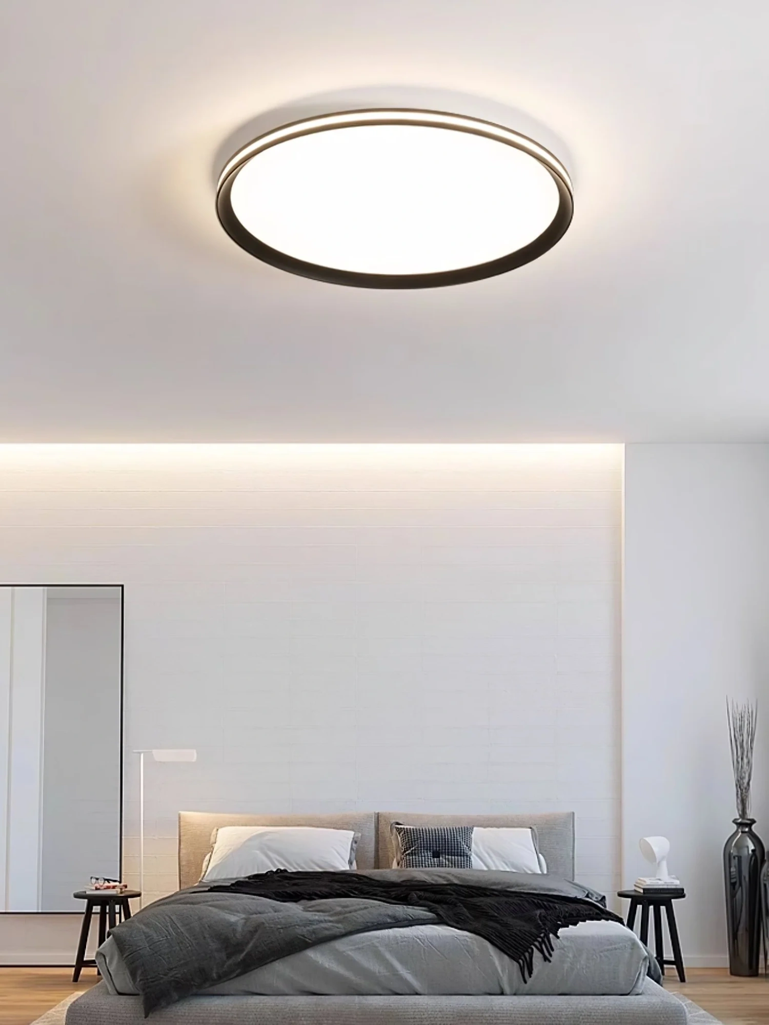 Потолочный светильник Acrylic Circular LED - ∅60см x 3см, синий, 3000-6500К