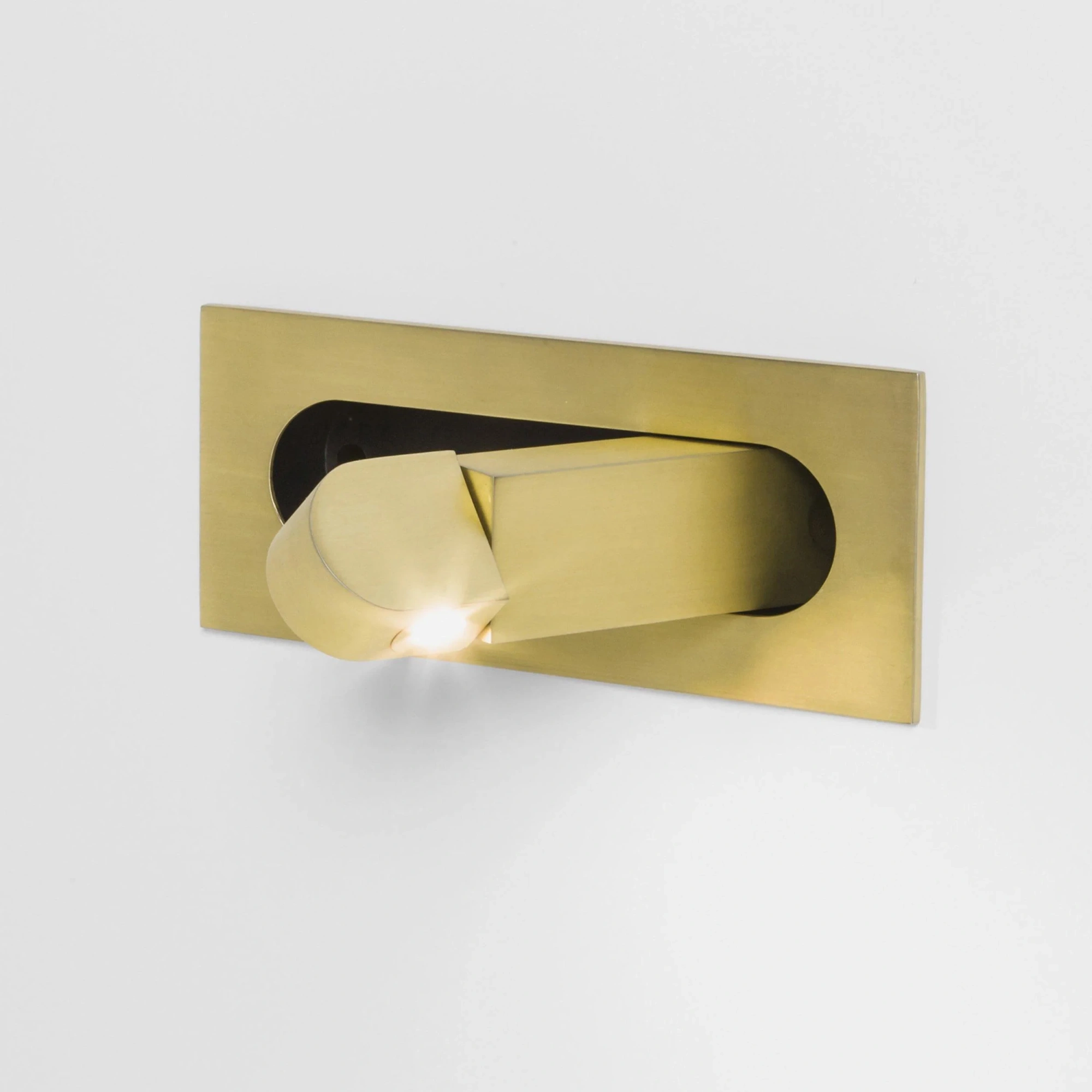 Настенный светильник Modern LED Bedside - ∅19см x 8см, медь, теплый свет, диммер